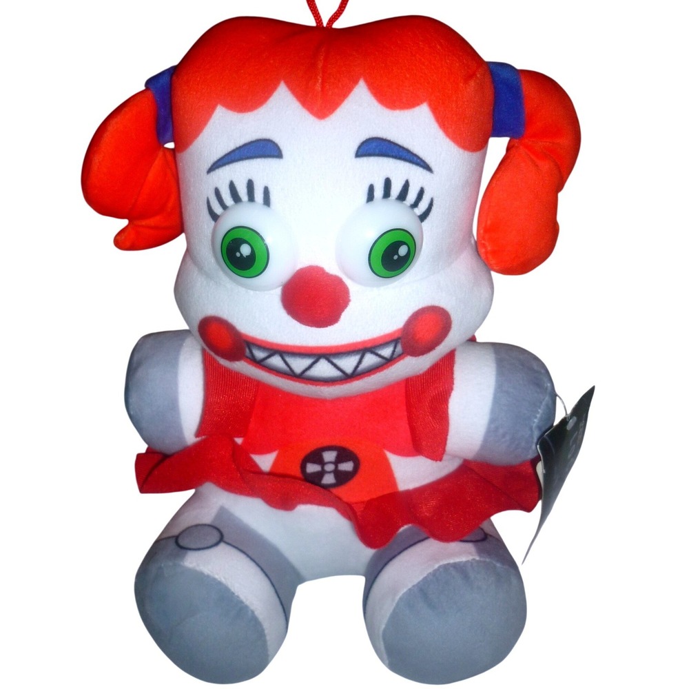 Five Nights at Freddys Sister Location Circus Baby Plush Toy 2018 FNAF Red White